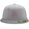 Flexfit 6210 Structured Flat Bill Fitted Hat Thumbnail