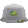 Flexfit 6210 Structured Flat Bill Fitted Hat Thumbnail