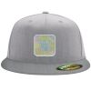 Flexfit 6210 Structured Flat Bill Fitted Hat Thumbnail