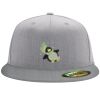Flexfit 6210 Structured Flat Bill Fitted Hat Thumbnail