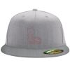 Flexfit 6210 Structured Flat Bill Fitted Hat Thumbnail