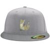 Flexfit 6210 Structured Flat Bill Fitted Hat Thumbnail