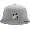 Flexfit 6210 Structured Flat Bill Fitted Hat Thumbnail