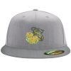 Flexfit 6210 Structured Flat Bill Fitted Hat Thumbnail