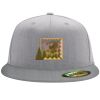Flexfit 6210 Structured Flat Bill Fitted Hat Thumbnail