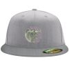 Flexfit 6210 Structured Flat Bill Fitted Hat Thumbnail