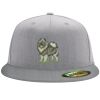 Flexfit 6210 Structured Flat Bill Fitted Hat Thumbnail