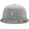 Flexfit 6210 Structured Flat Bill Fitted Hat Thumbnail