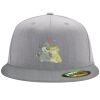 Flexfit 6210 Structured Flat Bill Fitted Hat Thumbnail