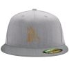 Flexfit 6210 Structured Flat Bill Fitted Hat Thumbnail