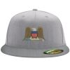 Flexfit 6210 Structured Flat Bill Fitted Hat Thumbnail