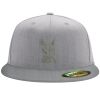 Flexfit 6210 Structured Flat Bill Fitted Hat Thumbnail