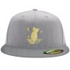 Flexfit 6210 Structured Flat Bill Fitted Hat Thumbnail