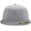 Flexfit 6210 Structured Flat Bill Fitted Hat Thumbnail