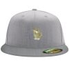 Flexfit 6210 Structured Flat Bill Fitted Hat Thumbnail