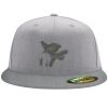 Flexfit 6210 Structured Flat Bill Fitted Hat Thumbnail