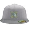 Flexfit 6210 Structured Flat Bill Fitted Hat Thumbnail