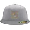 Flexfit 6210 Structured Flat Bill Fitted Hat Thumbnail