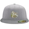 Flexfit 6210 Structured Flat Bill Fitted Hat Thumbnail