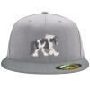 Flexfit 6210 Structured Flat Bill Fitted Hat Thumbnail