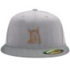 Flexfit 6210 Structured Flat Bill Fitted Hat Thumbnail