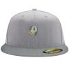 Flexfit 6210 Structured Flat Bill Fitted Hat Thumbnail