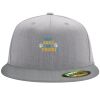 Flexfit 6210 Structured Flat Bill Fitted Hat Thumbnail