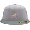 Flexfit 6210 Structured Flat Bill Fitted Hat Thumbnail