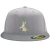 Flexfit 6210 Structured Flat Bill Fitted Hat Thumbnail