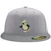 Flexfit 6210 Structured Flat Bill Fitted Hat Thumbnail