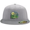 Flexfit 6210 Structured Flat Bill Fitted Hat Thumbnail