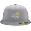 Flexfit 6210 Structured Flat Bill Fitted Hat Thumbnail