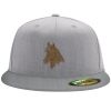 Flexfit 6210 Structured Flat Bill Fitted Hat Thumbnail