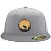 Flexfit 6210 Structured Flat Bill Fitted Hat Thumbnail