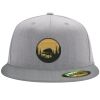 Flexfit 6210 Structured Flat Bill Fitted Hat Thumbnail