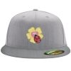 Flexfit 6210 Structured Flat Bill Fitted Hat Thumbnail