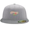 Flexfit 6210 Structured Flat Bill Fitted Hat Thumbnail