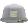 Flexfit 6210 Structured Flat Bill Fitted Hat Thumbnail