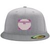 Flexfit 6210 Structured Flat Bill Fitted Hat Thumbnail