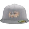 Flexfit 6210 Structured Flat Bill Fitted Hat Thumbnail
