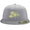 Flexfit 6210 Structured Flat Bill Fitted Hat Thumbnail