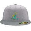 Flexfit 6210 Structured Flat Bill Fitted Hat Thumbnail