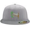 Flexfit 6210 Structured Flat Bill Fitted Hat Thumbnail