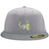 Flexfit 6210 Structured Flat Bill Fitted Hat Thumbnail