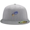 Flexfit 6210 Structured Flat Bill Fitted Hat Thumbnail