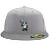 Flexfit 6210 Structured Flat Bill Fitted Hat Thumbnail
