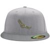 Flexfit 6210 Structured Flat Bill Fitted Hat Thumbnail