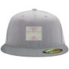 Flexfit 6210 Structured Flat Bill Fitted Hat Thumbnail
