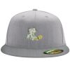 Flexfit 6210 Structured Flat Bill Fitted Hat Thumbnail
