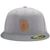 Flexfit 6210 Structured Flat Bill Fitted Hat Thumbnail
